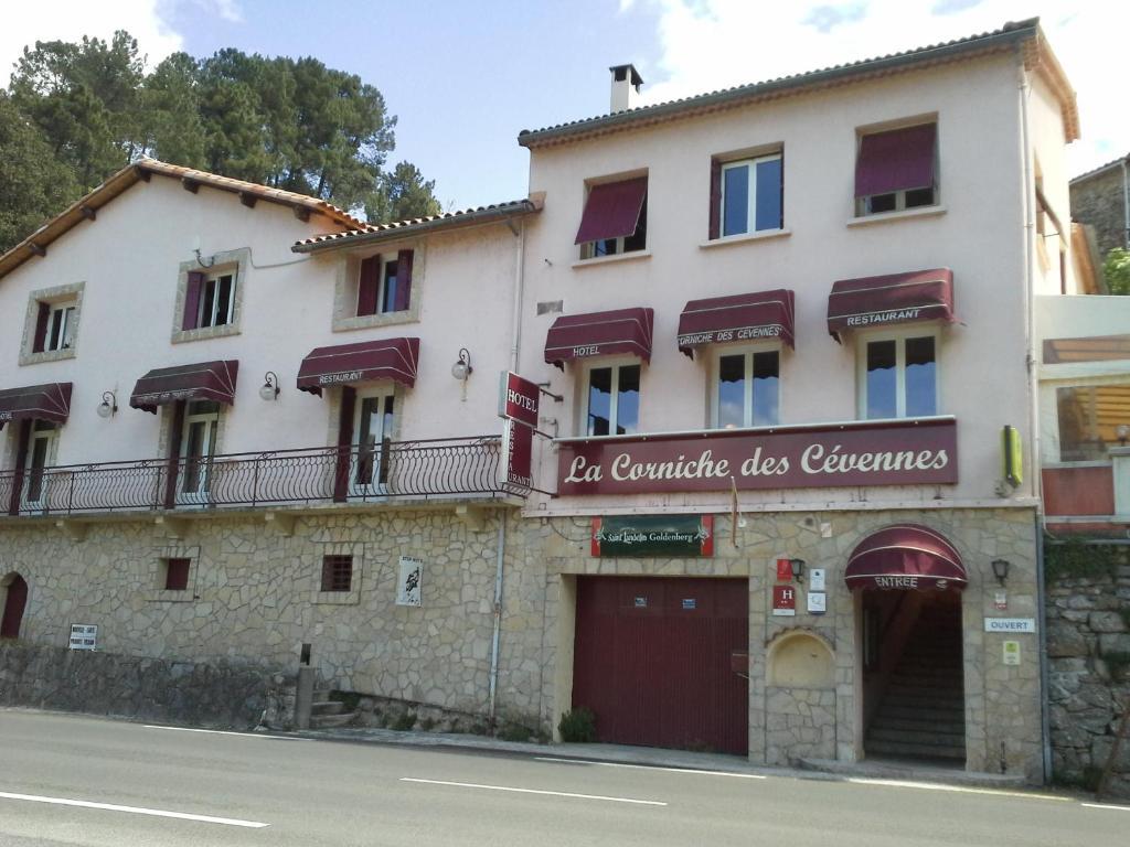 Logis Hotel Restaurant La Corniche Des Cevennes Saint-Jean-du-Gard Exterior photo